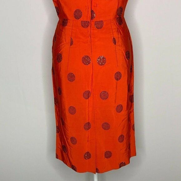 Vintage 40s Sty Val Sleeveless Shift Dress S Red - Picture 7 of 12
